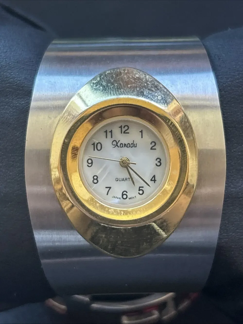 Xanadu Two Tone Women’s Cuff Watch